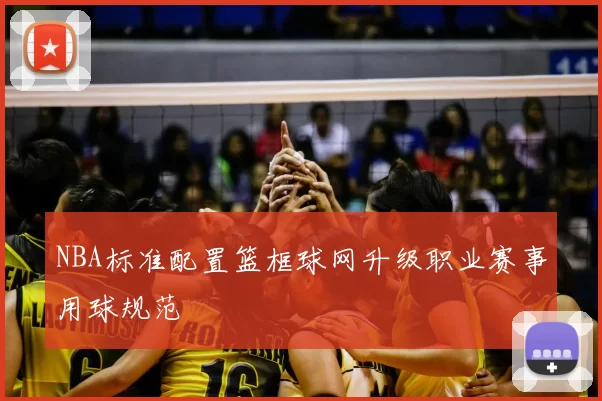 NBA标准配置篮框球网升级职业赛事用球规范