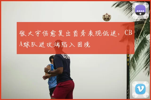 张大宇伤愈复出首秀表现低迷,CBA球队进攻端陷入困境