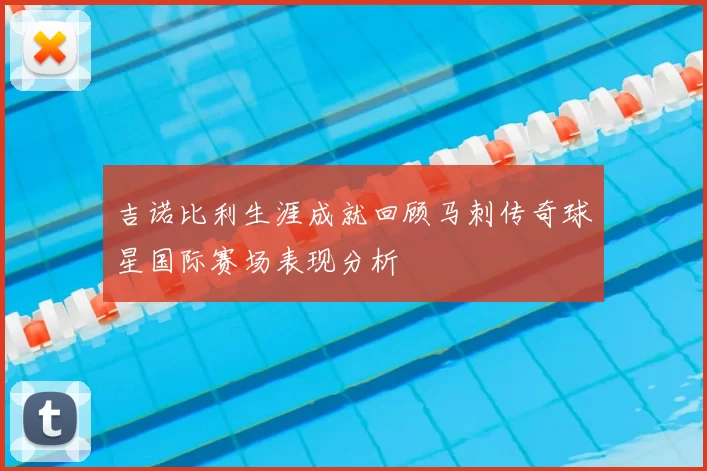 吉诺比利生涯成就回顾马刺传奇球星国际赛场表现分析
