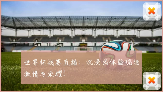 世界杯战赛直播:沉浸式体验现场激情与荣耀!