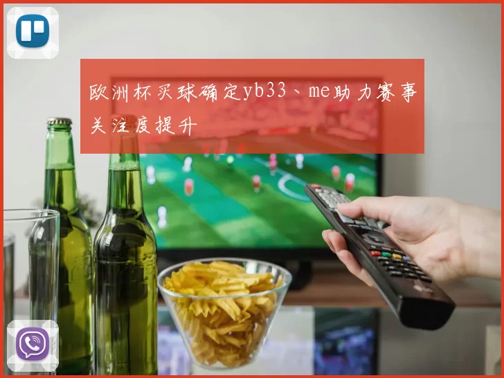 欧洲杯买球确定yb33丶me助力赛事关注度提升